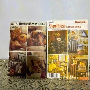 Simplicity Pattern 5064 Accessories ShowHouse Pattern Home Decorating Plus